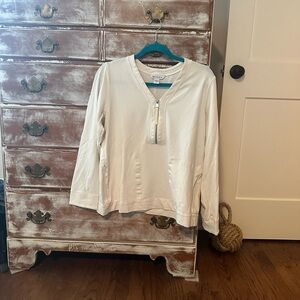 Athleta Structured Zip Sweatshirt